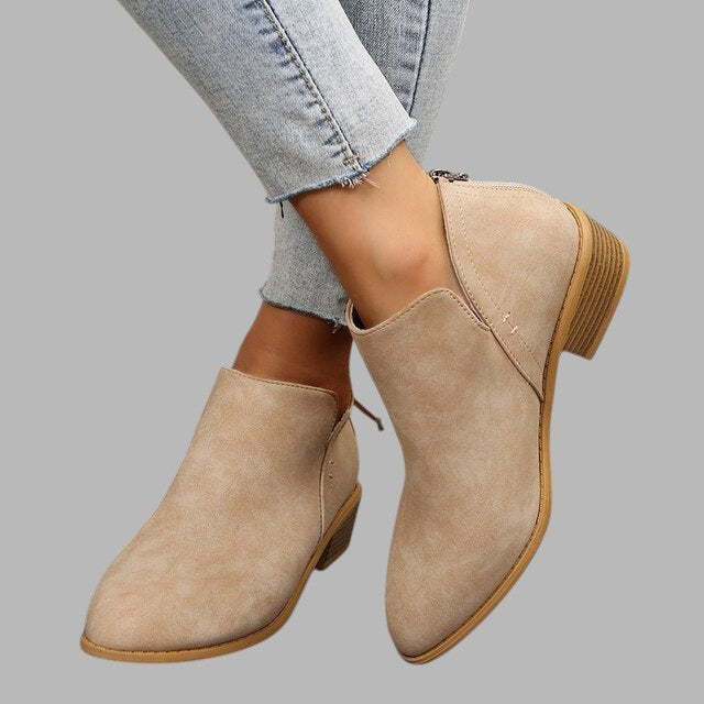 Damen Premium Winterstiefeletten Niedrig