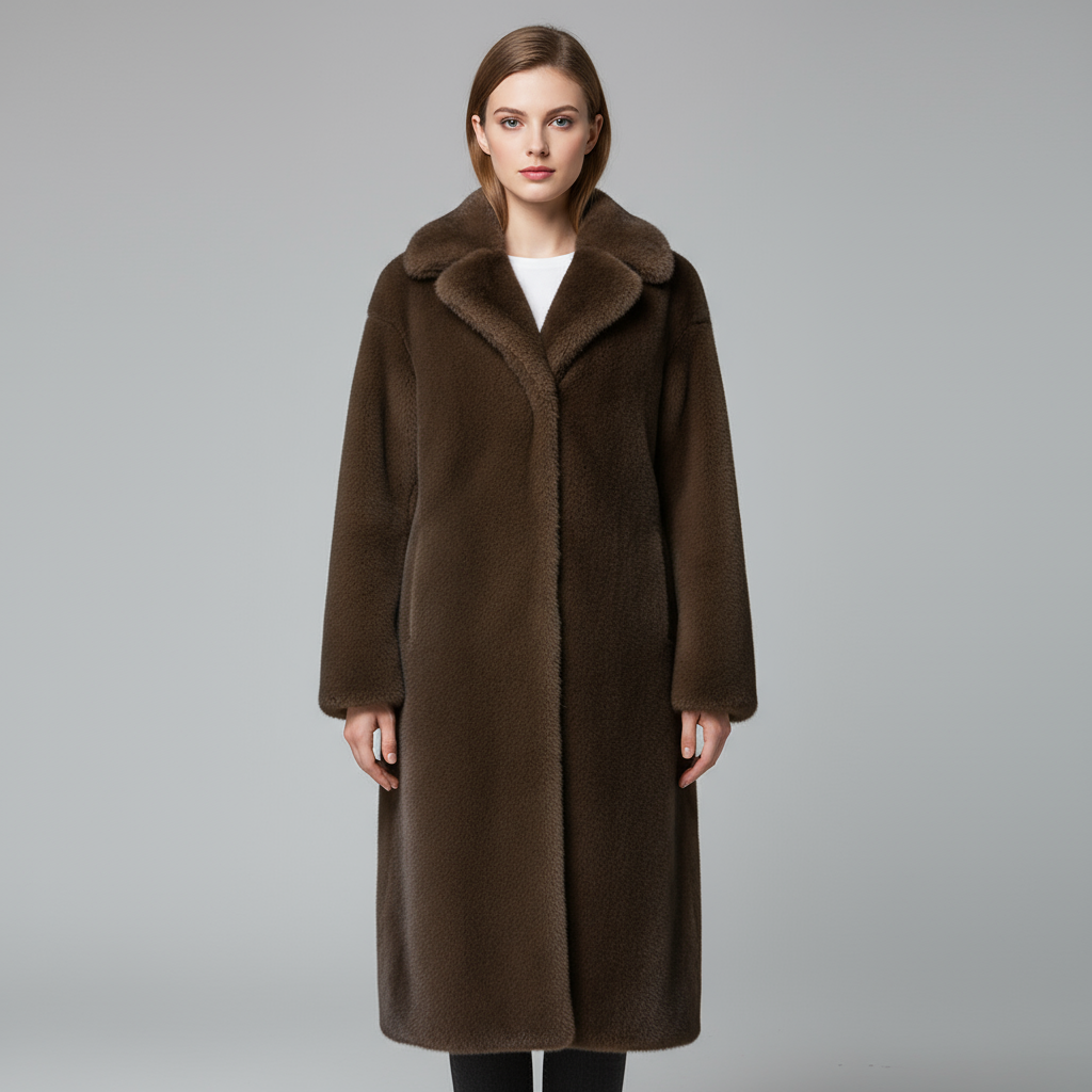 Maria | Winterjacke Mit Kunstfell Für Damen