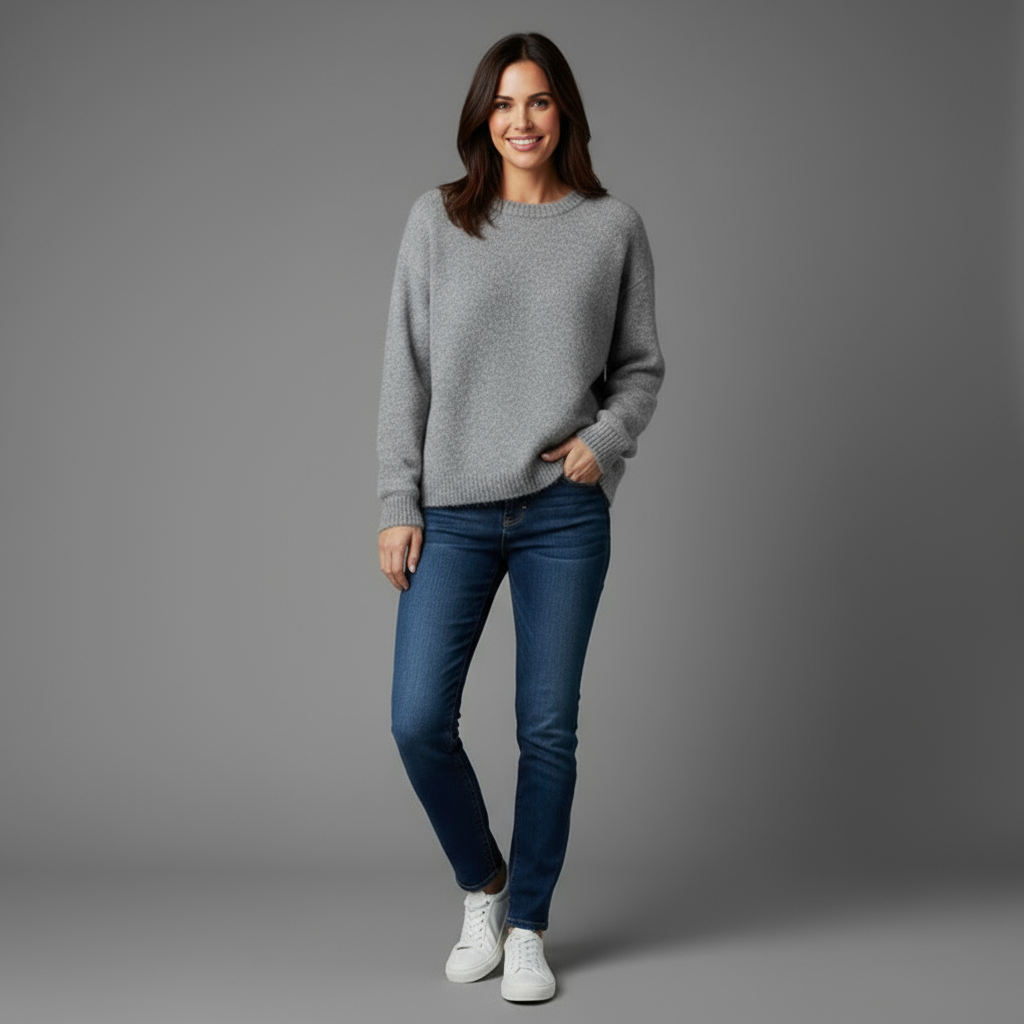 Lena | Oversize Stilvoller Winterpullover für Damen