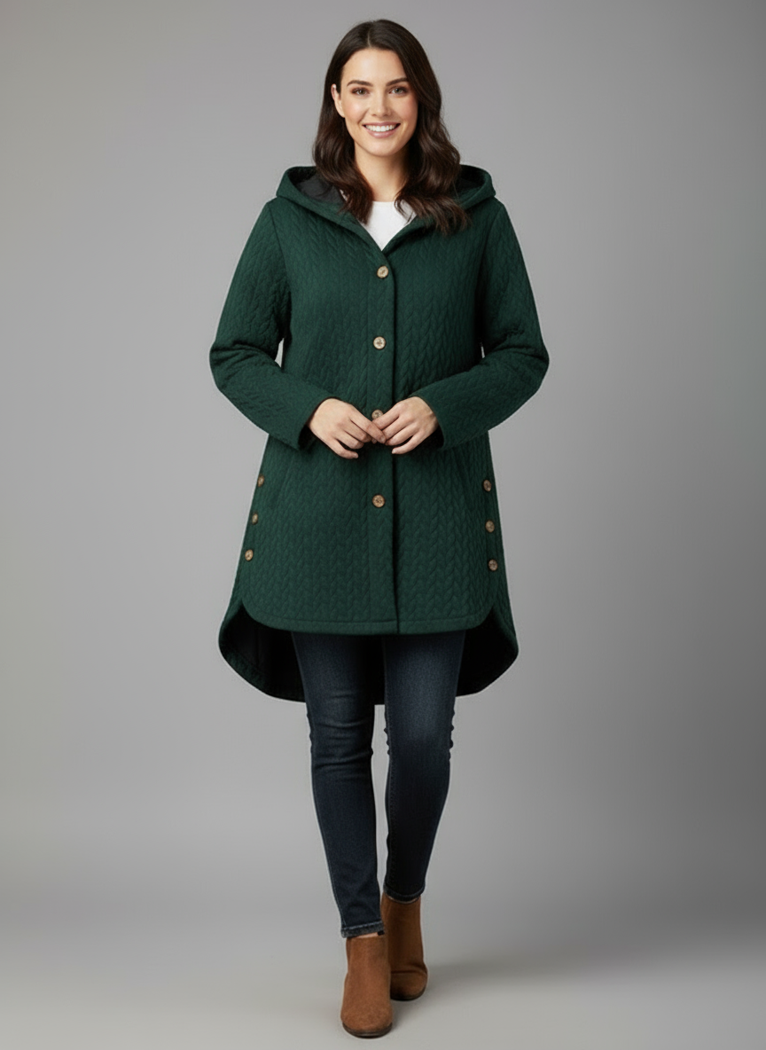 Beryl | Winterjacke mit Knöpfen für Damen