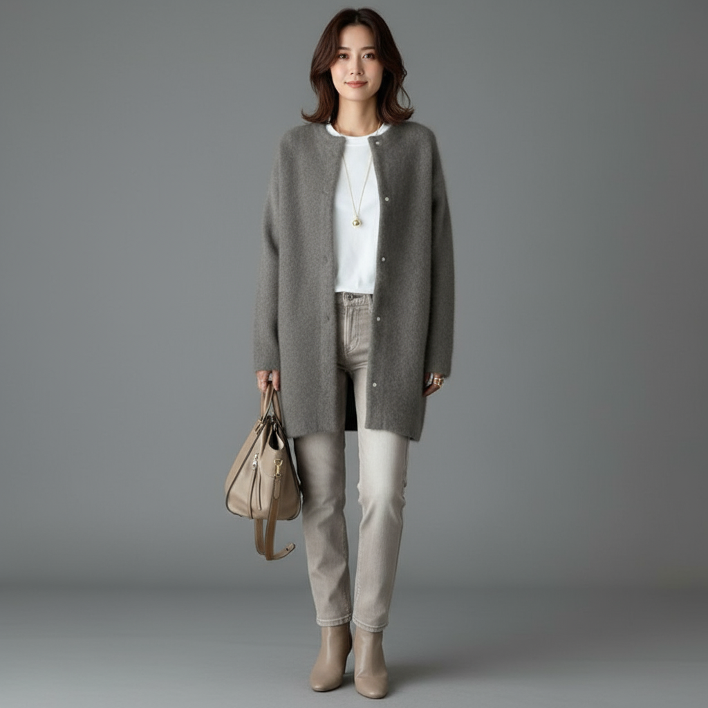 Raffinierter | Winter Stilvoller Cardigan für Damen