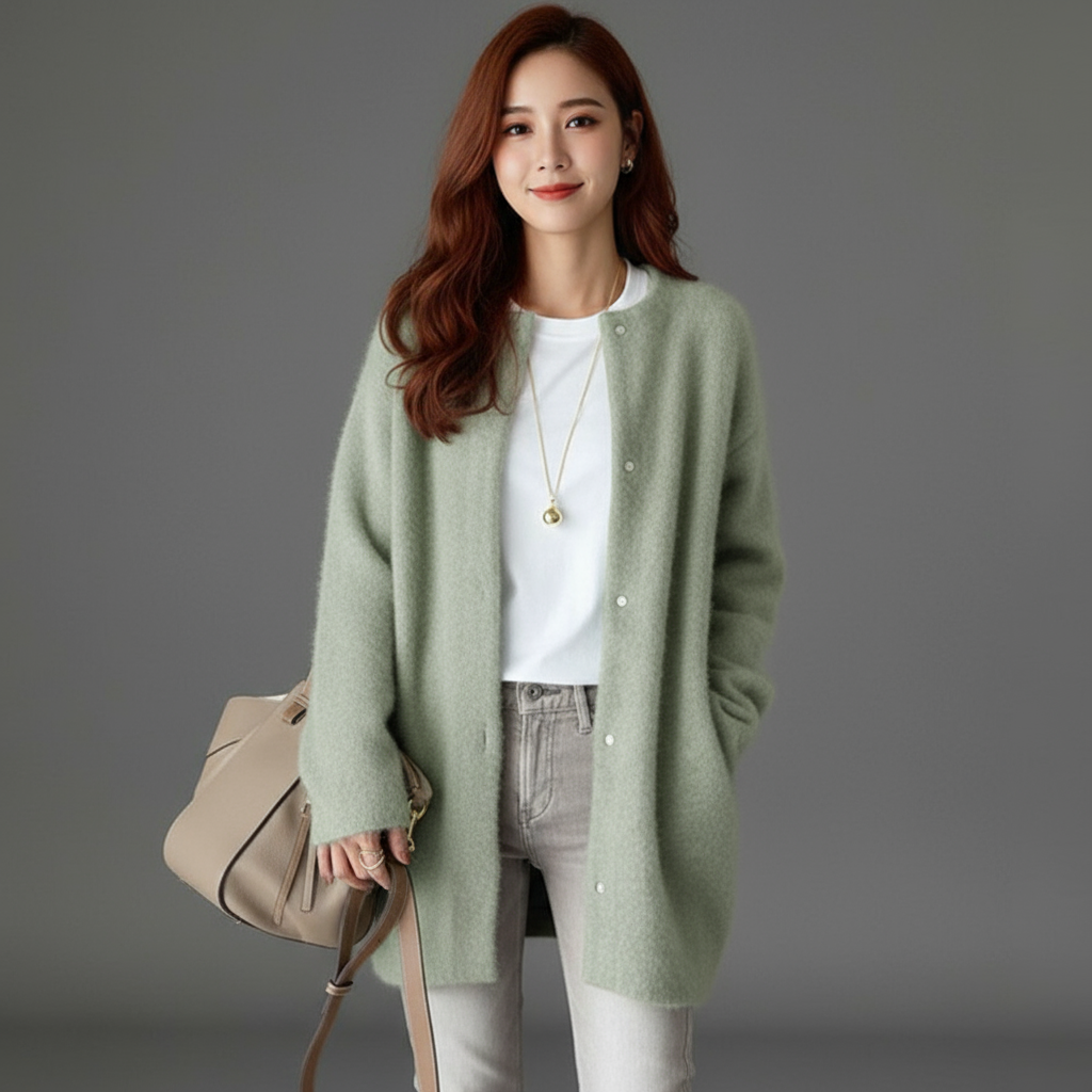 Raffinierter | Winter Stilvoller Cardigan für Damen