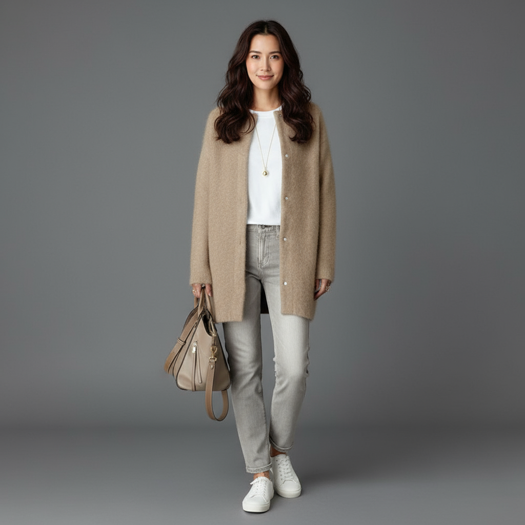 Raffinierter | Winter Stilvoller Cardigan für Damen