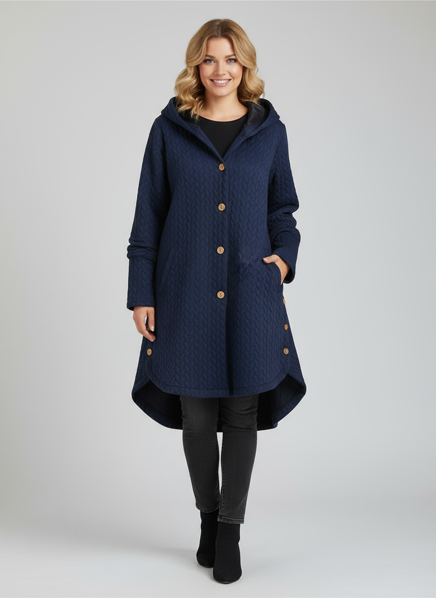 Beryl | Winterjacke mit Knöpfen für Damen