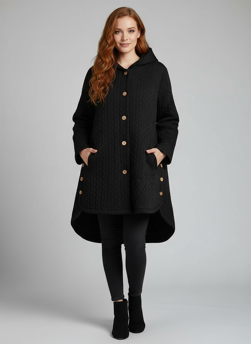 Beryl | Winterjacke mit Knöpfen für Damen