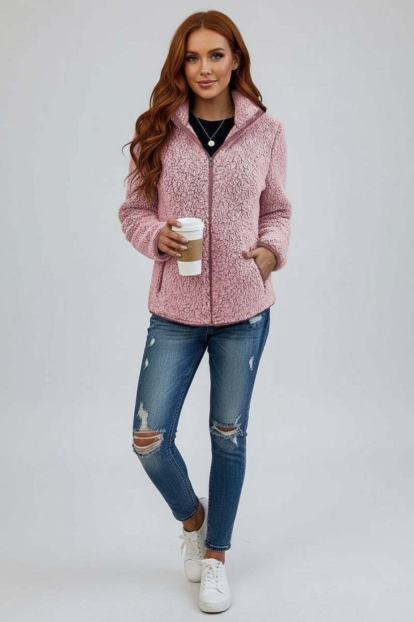 Runa | Winterpullover mit Reißverschluss für Damen