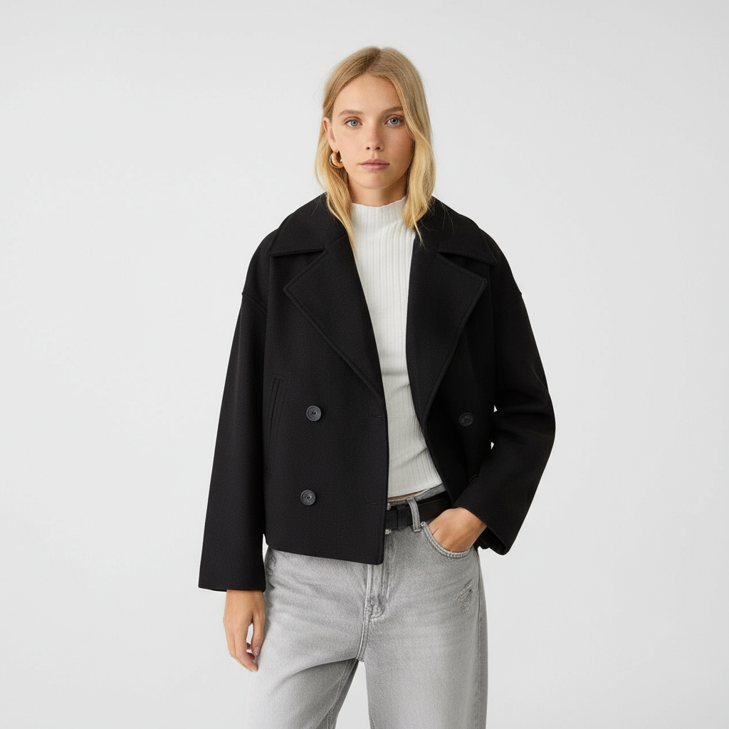 Magdalena | Eleganter Kurzer Wintermantel für Damen