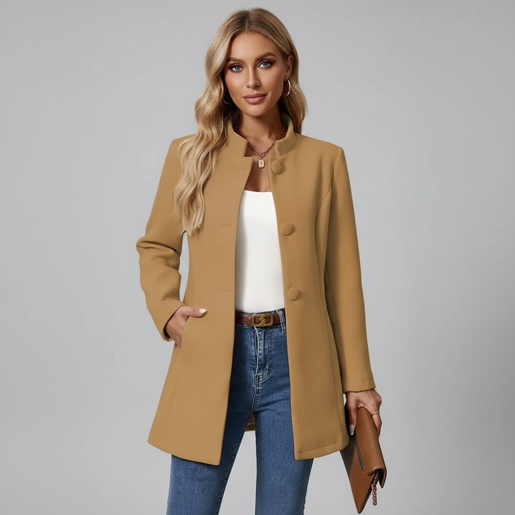 Sofia | Wintermantel mit Knöpfen für Damen