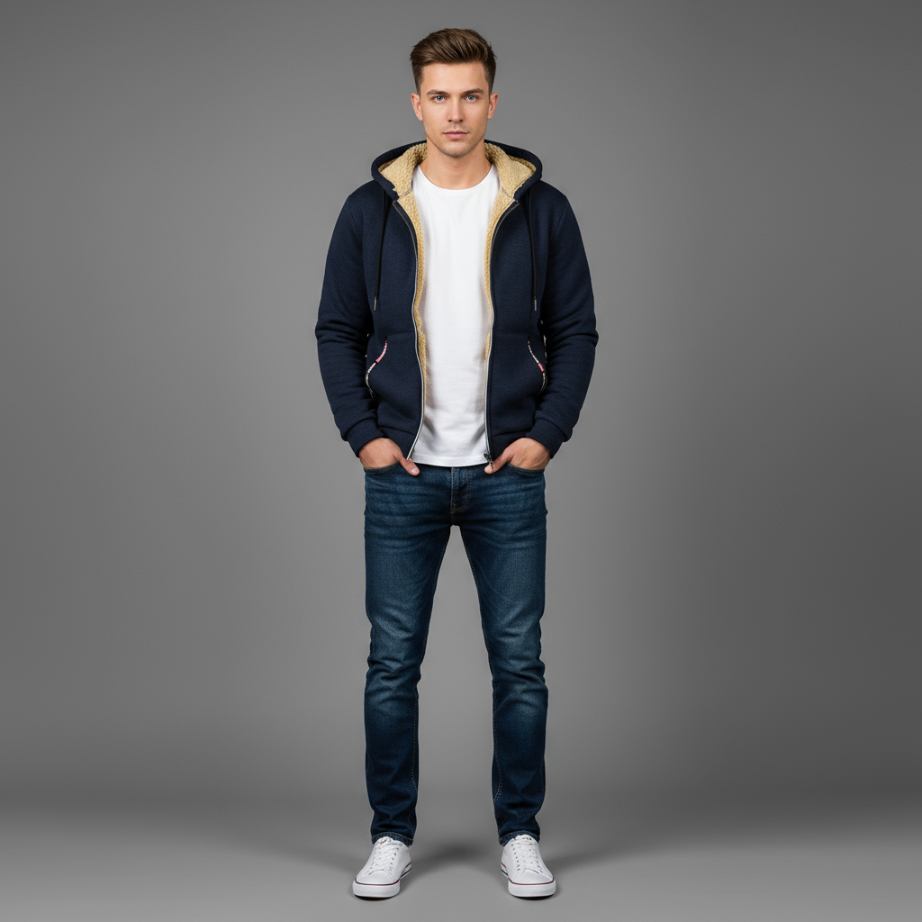 Adrian | Casual Winterpulli für Herren