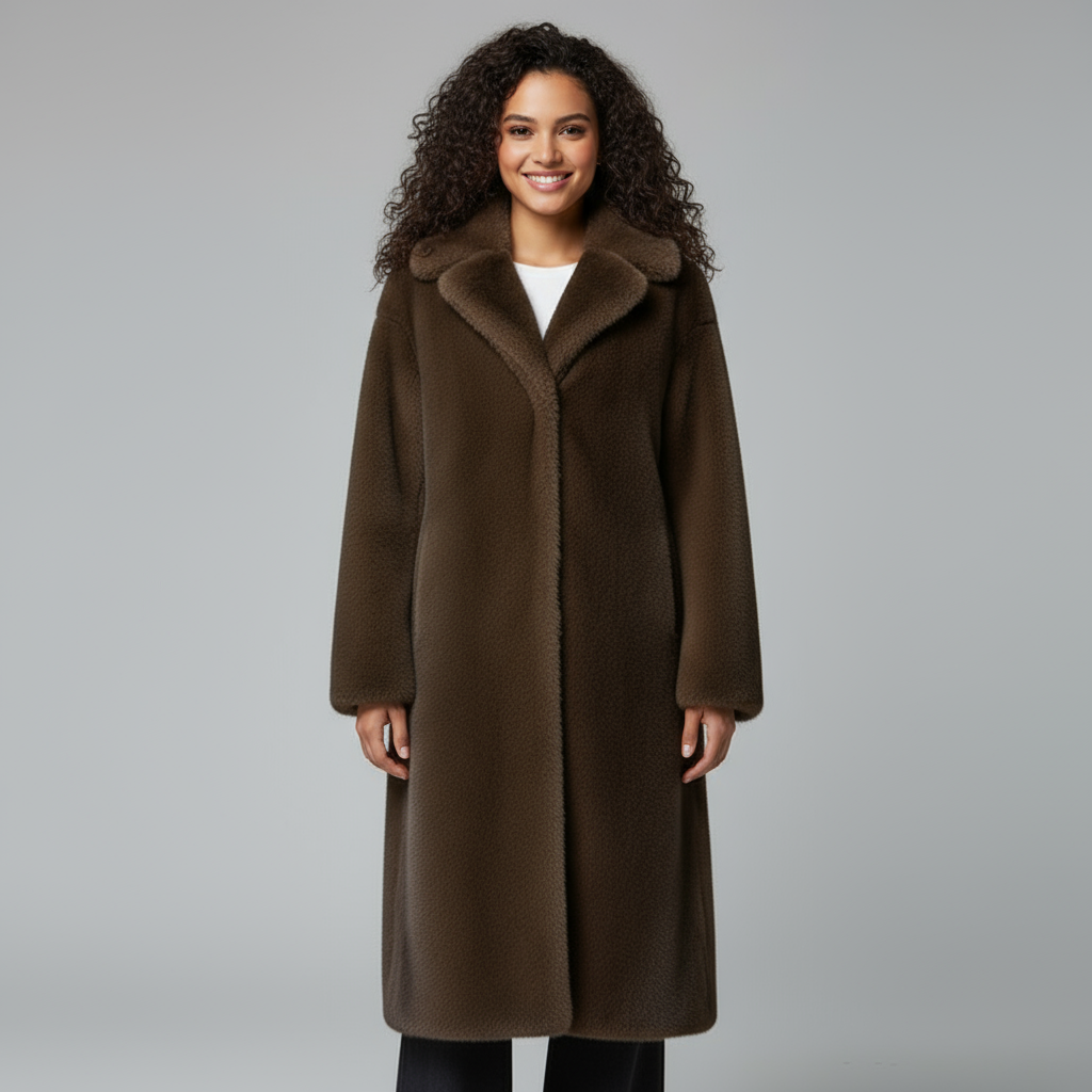 Maria | Winterjacke Mit Kunstfell Für Damen