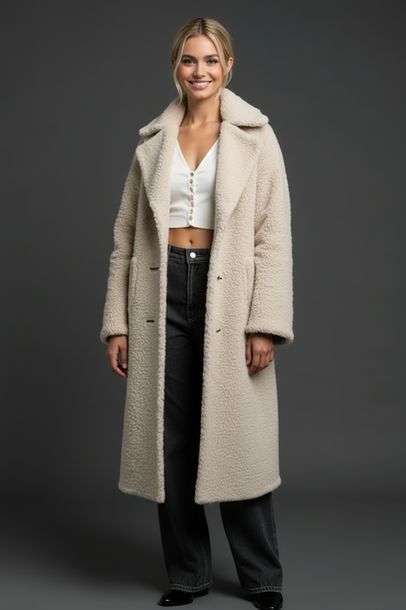 Clara | Lange Warme Winterjacke Für Damen