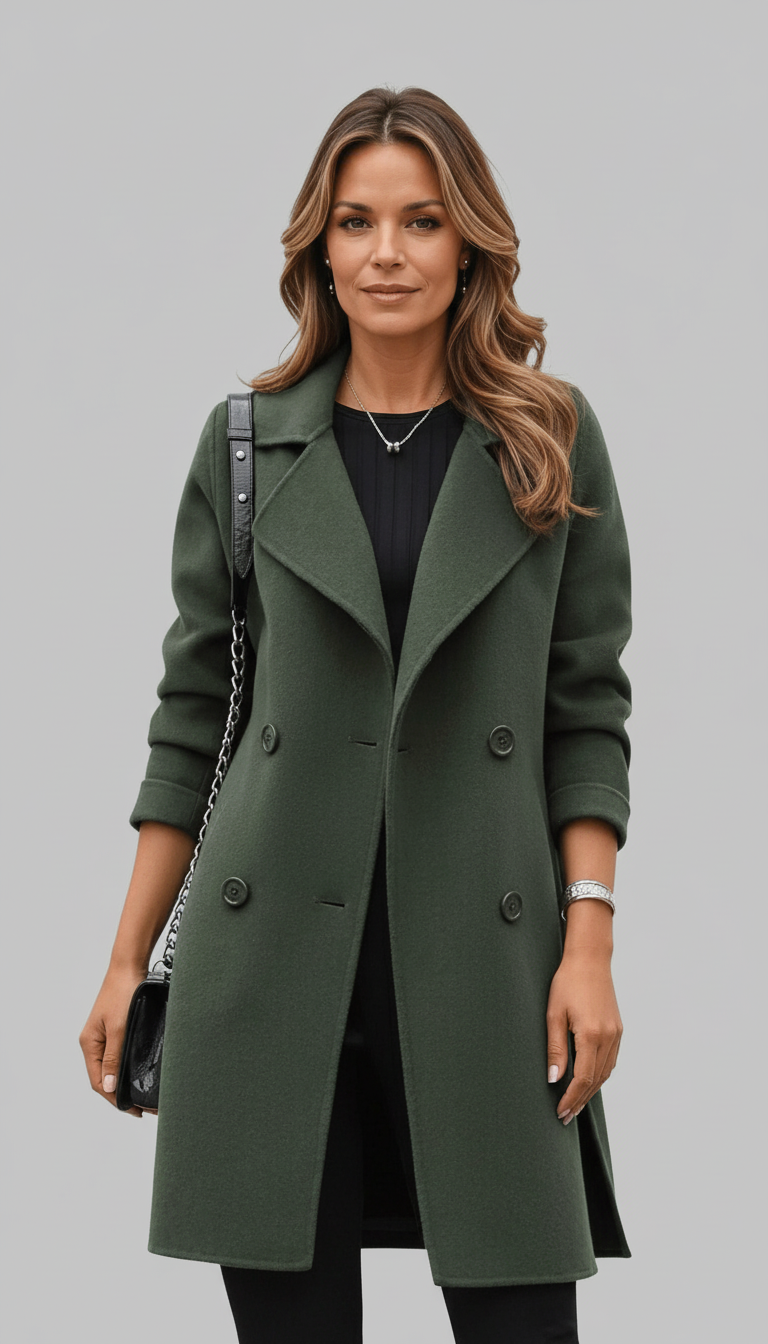 Nina | Stilvoller Winter Trenchcoat Für Damen