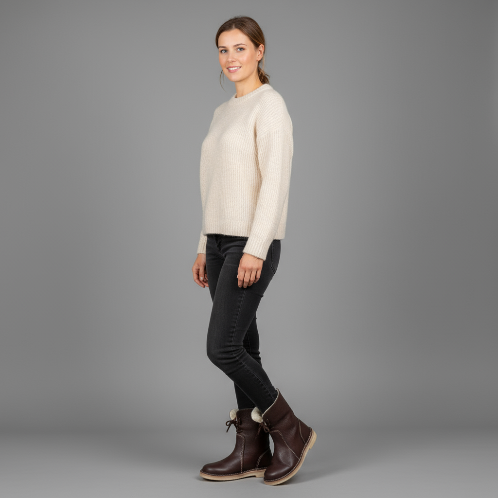 Damen Mittlere Winterstiefel