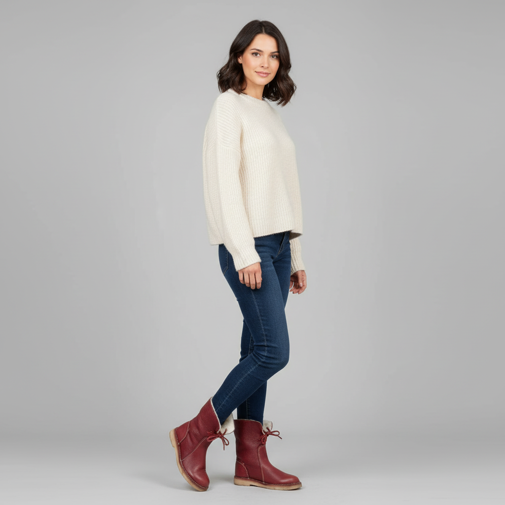 Damen Mittlere Winterstiefel