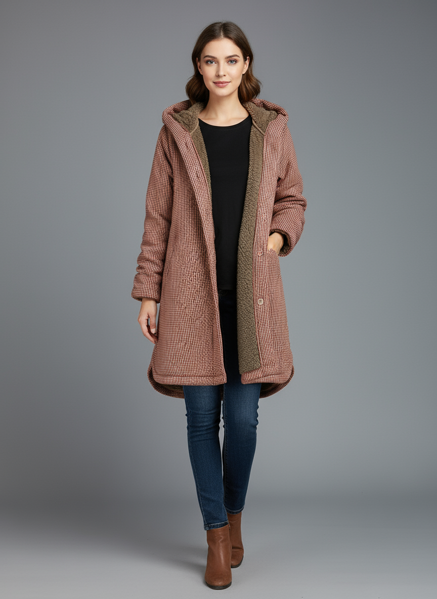 Petra | Winterjacke mit Kapuze für Damen