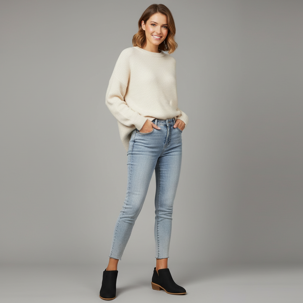 Damen Premium Winterstiefeletten Niedrig